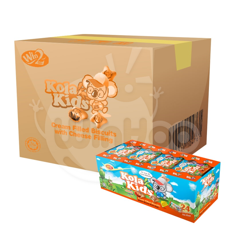 Kola Kids Cream Filled Biscuits with Cheese Filling 12 Boxes