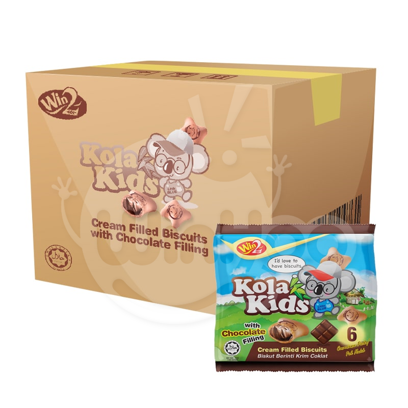 Kola Kids Cream Filled Biscuits with Chocolate Filling 36 Tray
