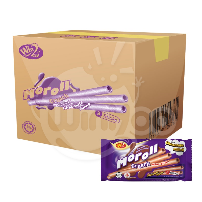 Moroll Crunch Wafer Sticks with  Chocolate Filling 36 Bags