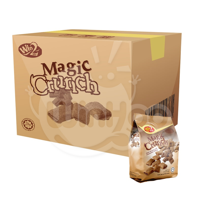 Magic Crunch Corn Snack with Chocolate Filling 60 Pkts