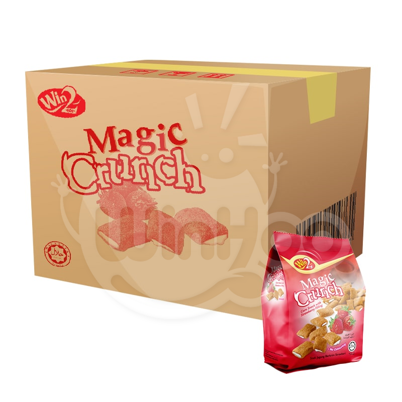 Magic Crunch Corn Snack with Strawberry Filling 60 Pkts