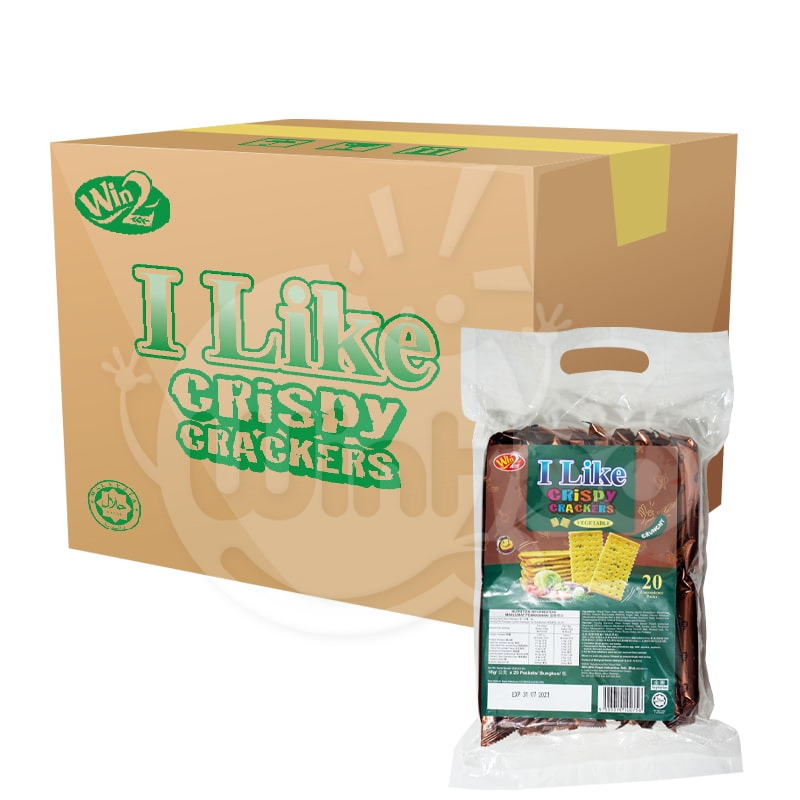 I Like Crispy Crackers Vegetable 12 Bags