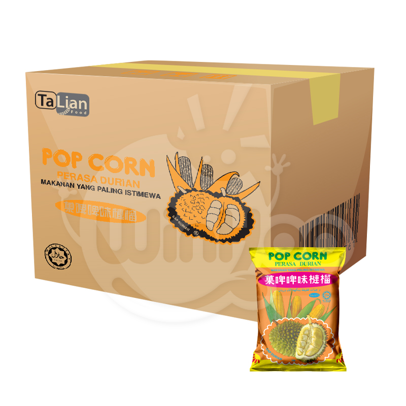 Pop Corn Durian 12 Bags