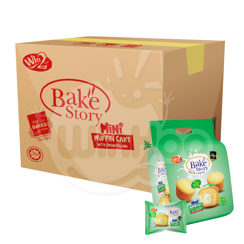 Bake Story Mini Muffin Cake Pandan Flavour 18 Bags