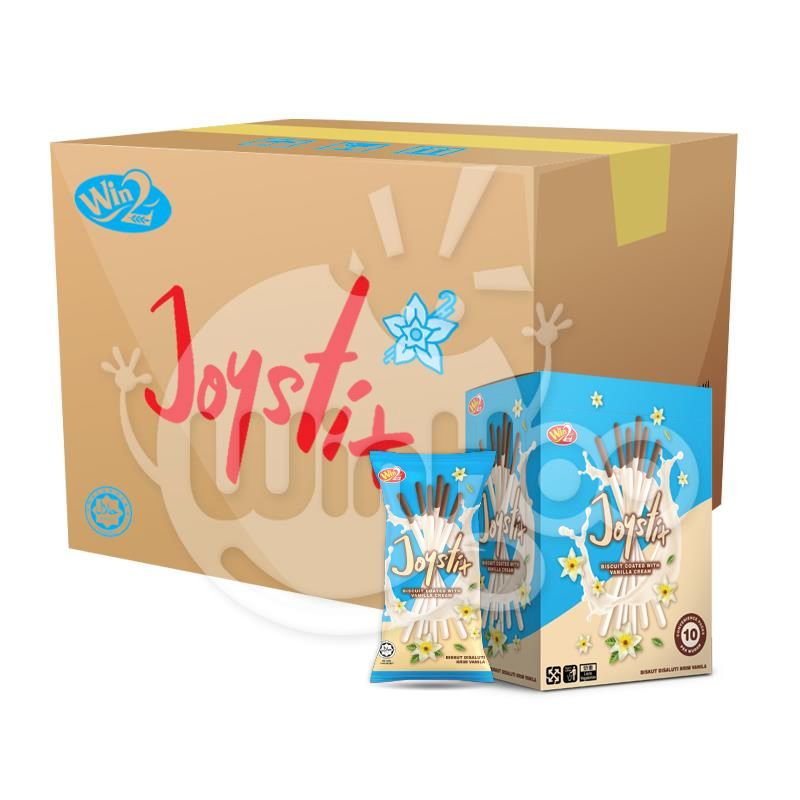 Joystix Biscuit Coated with Vanilla Cream 10 Boxes