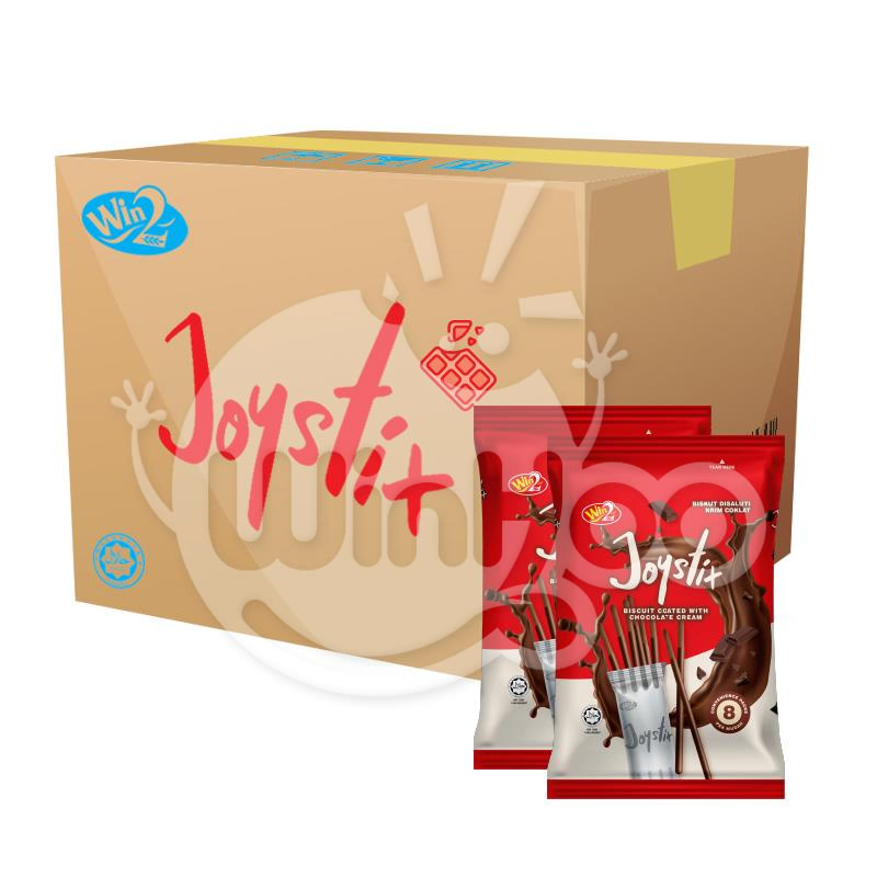 Joystix Biscuit Coated with Chocolate Cream 24Bags