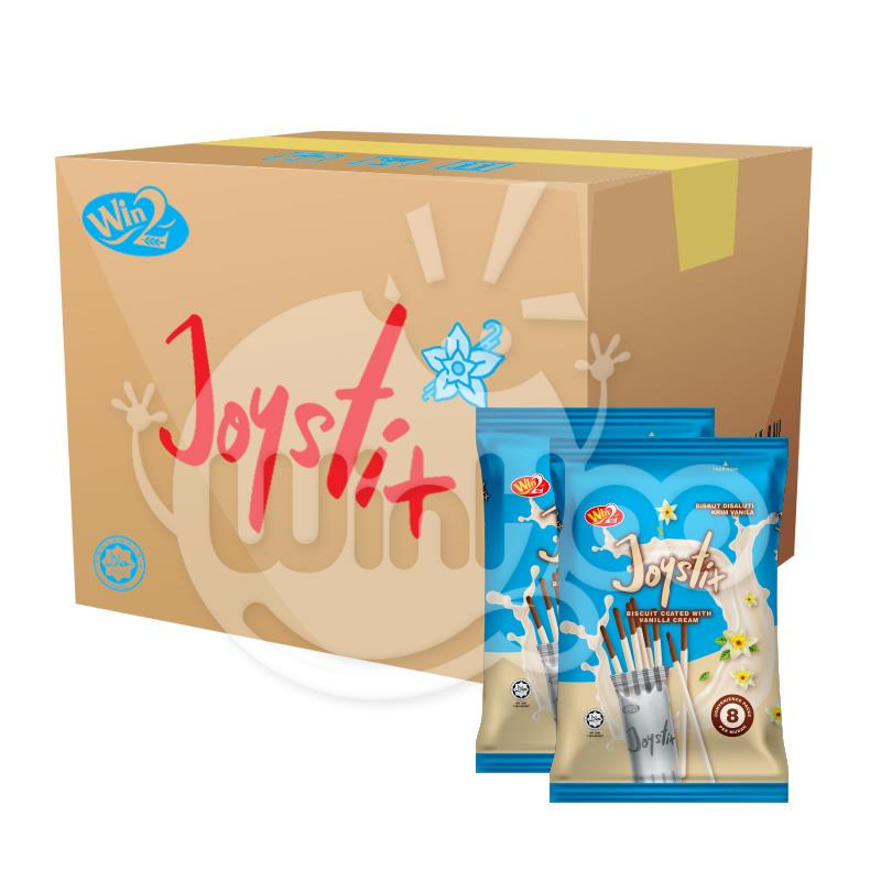 Joystix Biscuit Coated with Vanilla Cream 24Bags