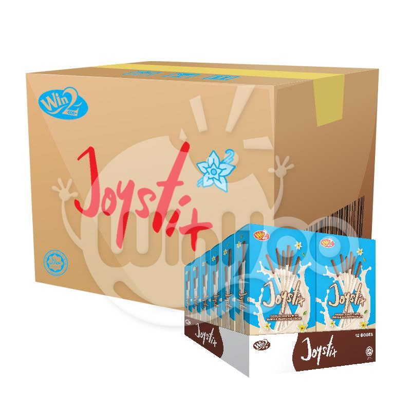 Joystix Biscuit Coated With Vanilla Cream 12 Boxes
